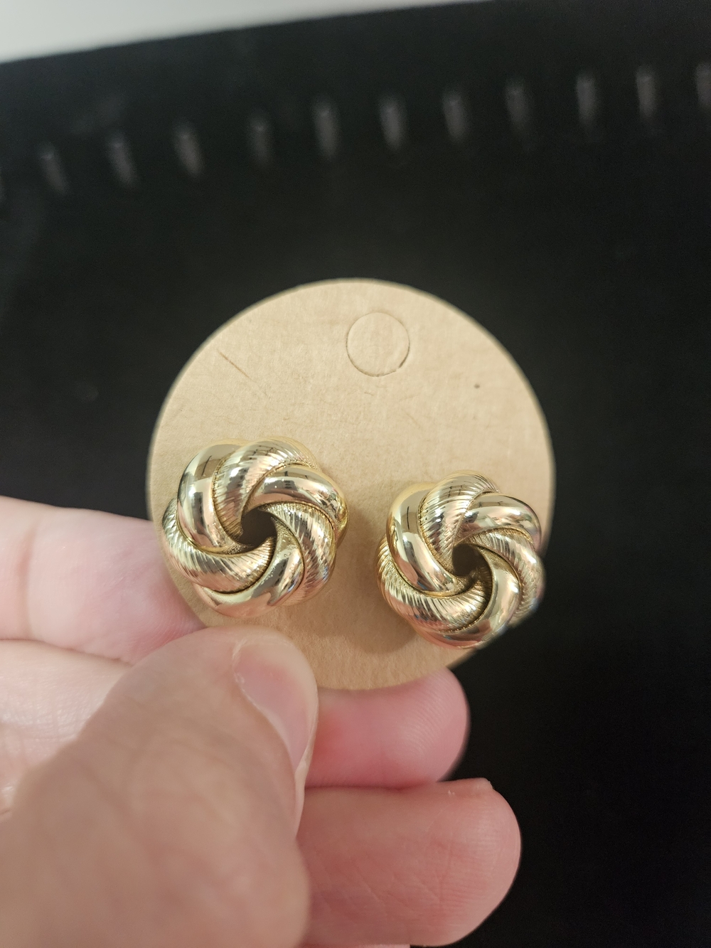 Gold Filled Knotted Stud Earrings Marc Xuping